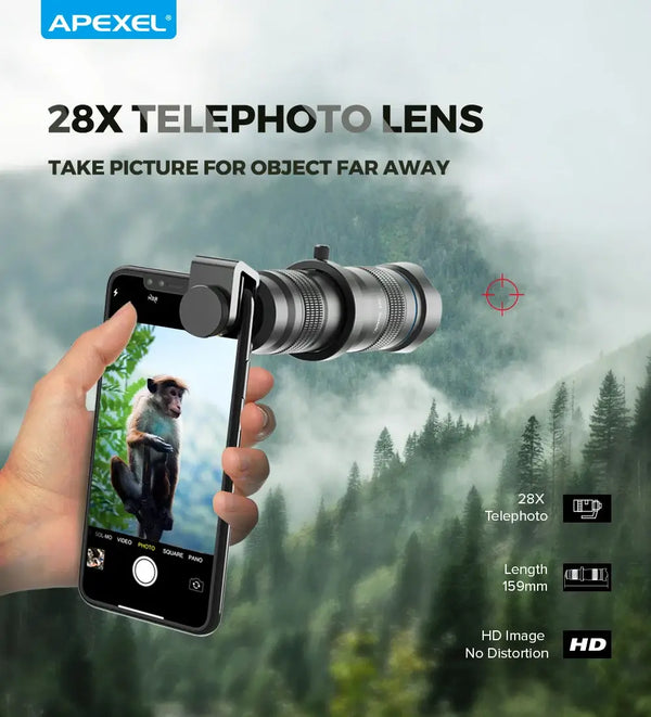 Apexel Zoom Lens Kit